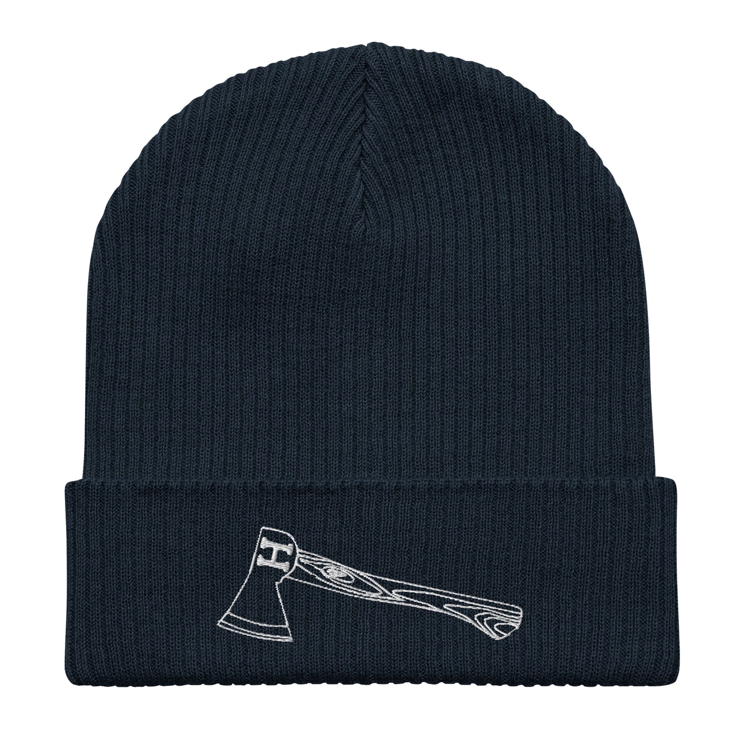 Organic ribbed beanie