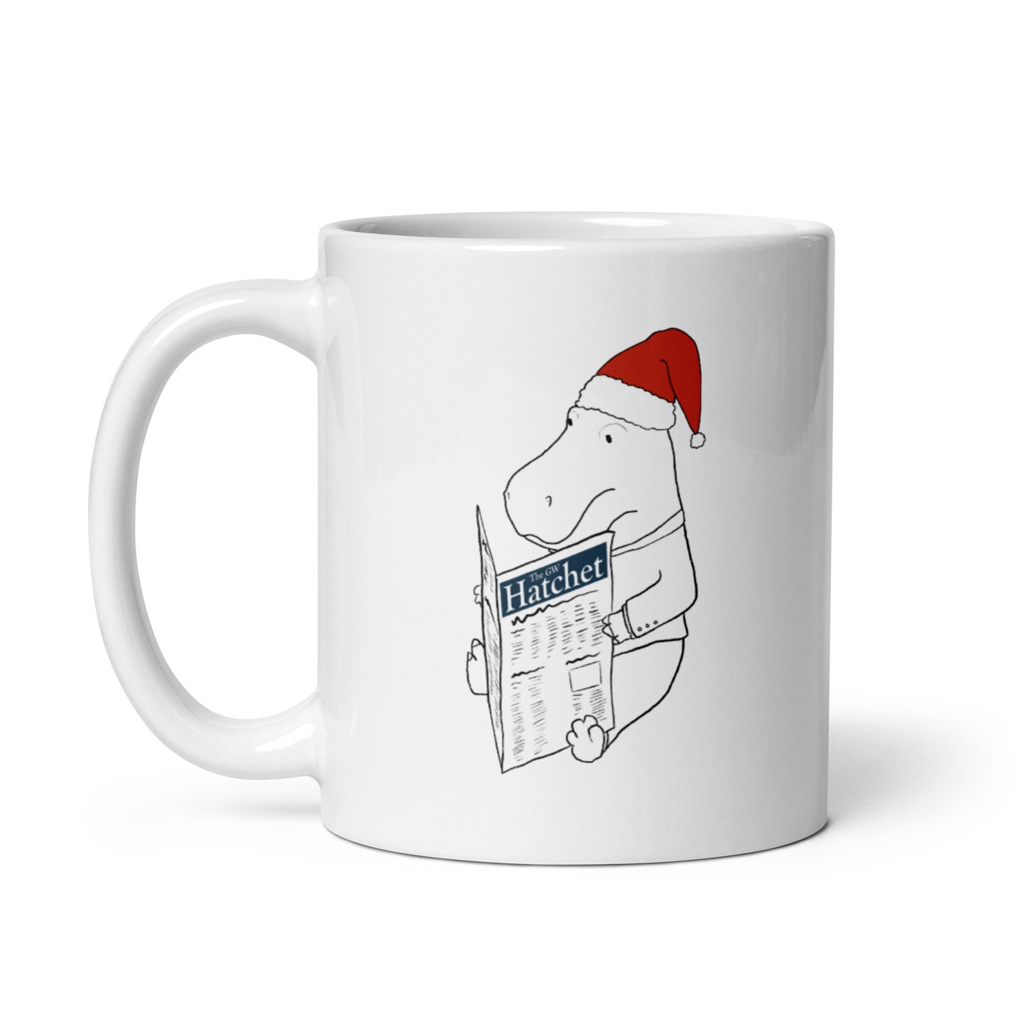 Holiday Hippo Mug