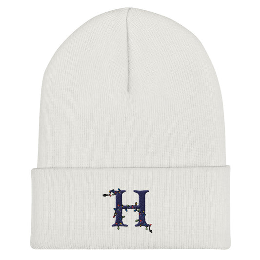 Holiday "H" Cuffed Beanie