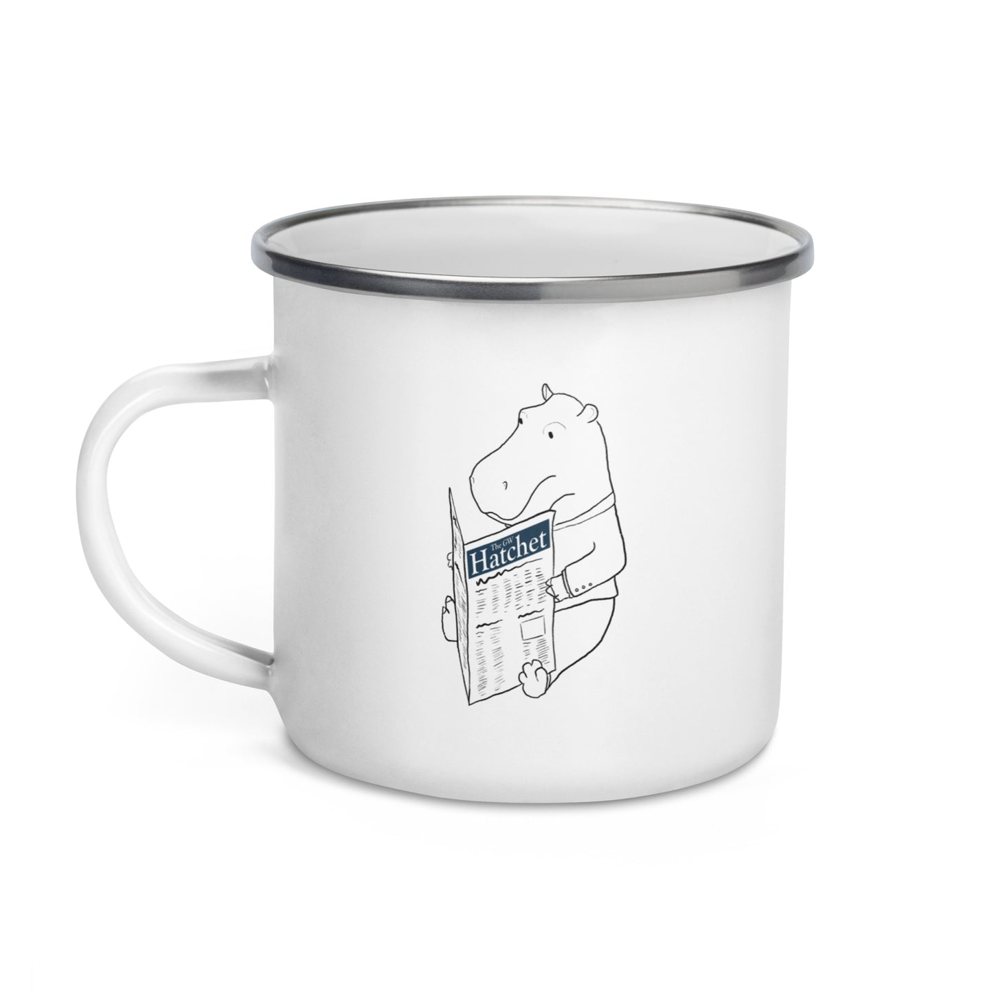 Hippo’s Morning Paper Mug