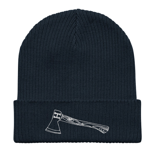 Organic ribbed beanie