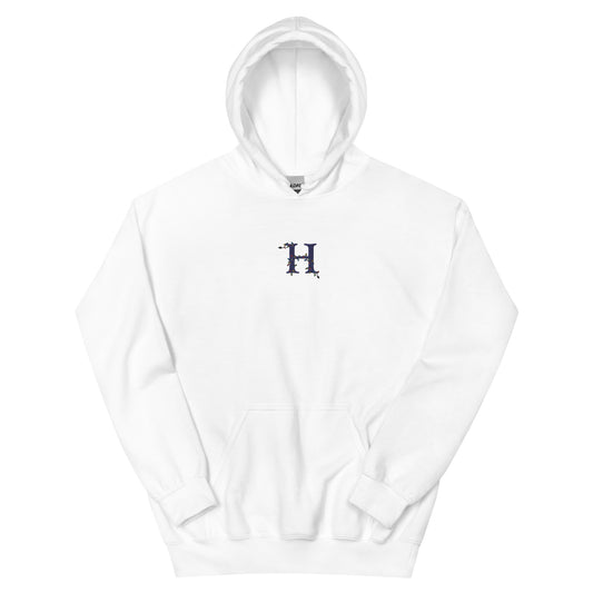 Embroidered Holiday "H" Hoodie