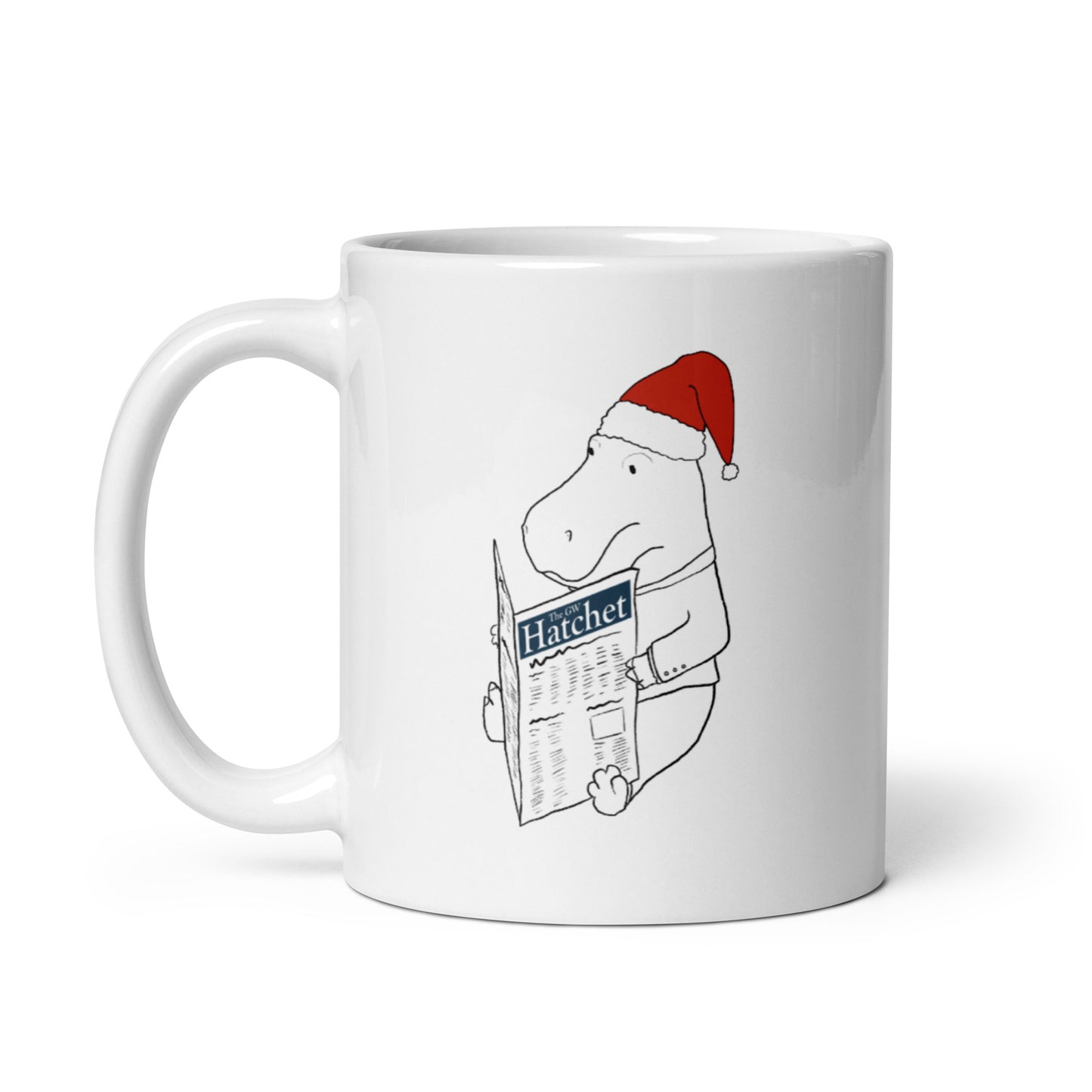 Holiday Hippo Mug