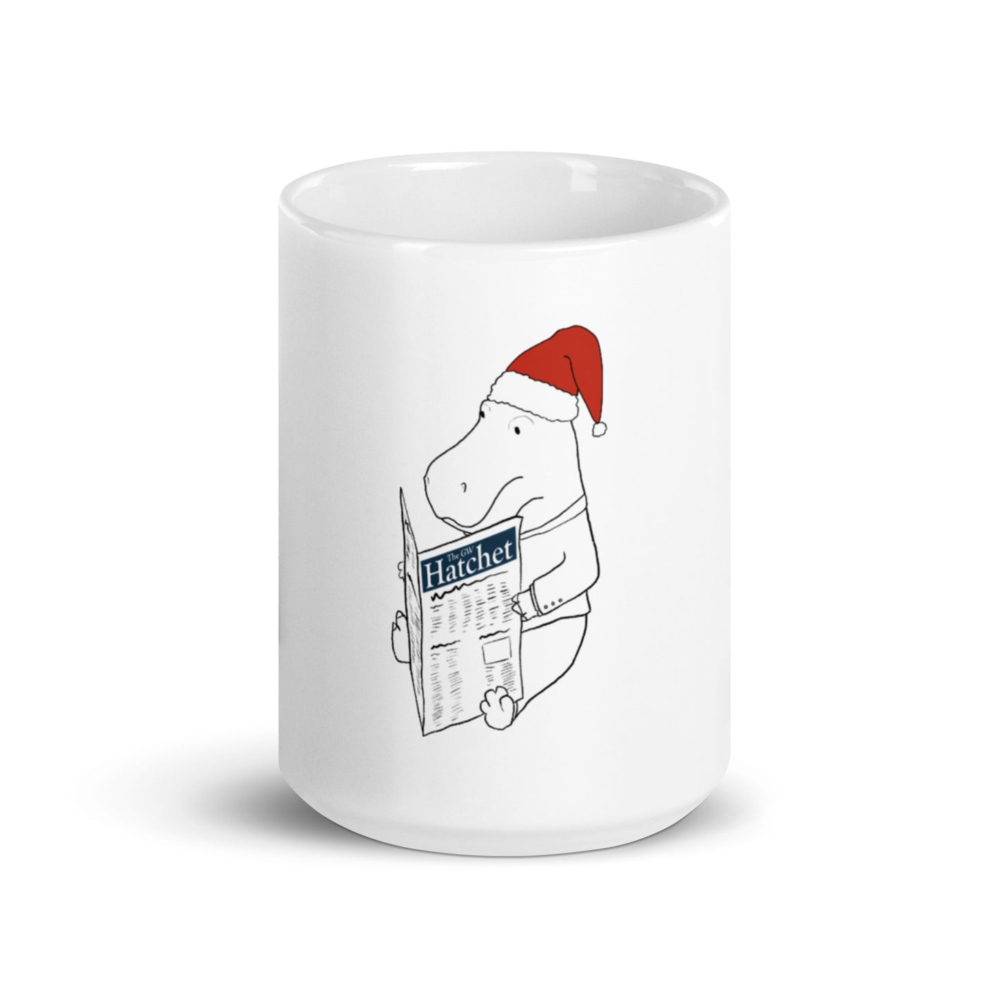 Holiday Hippo Mug